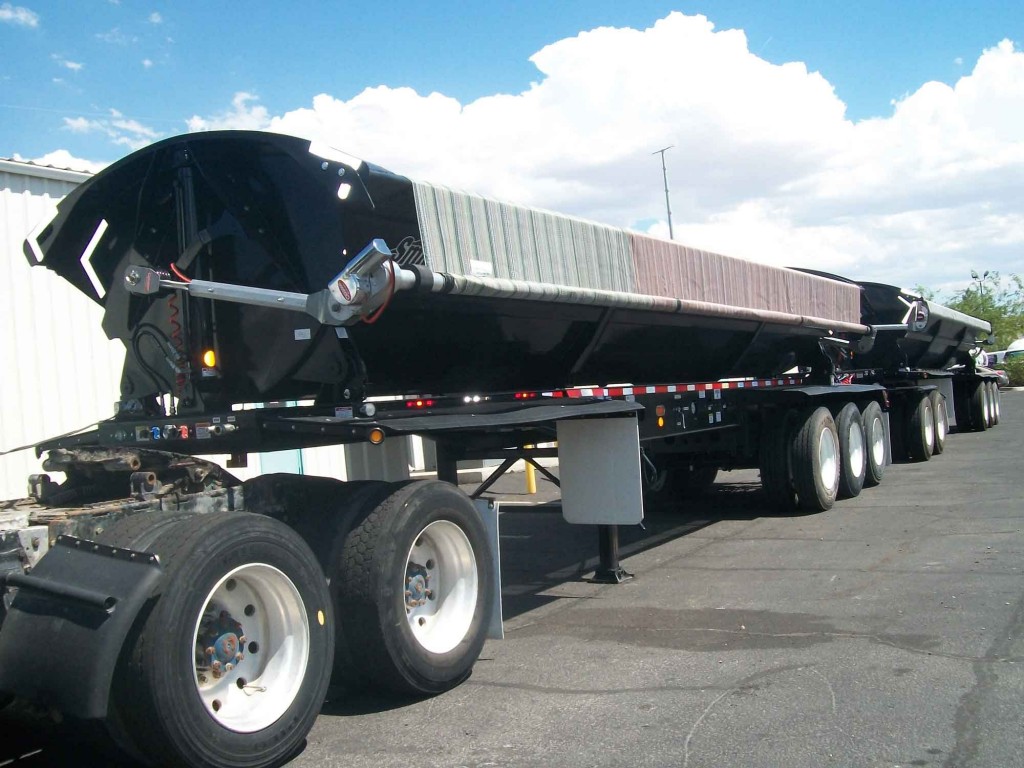 Dump Truck Trailer Truck Tarp systems by Cramaro Tarps