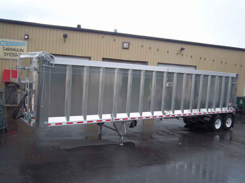 Dump Truck Trailer Truck Tarp systems by Cramaro Tarps
