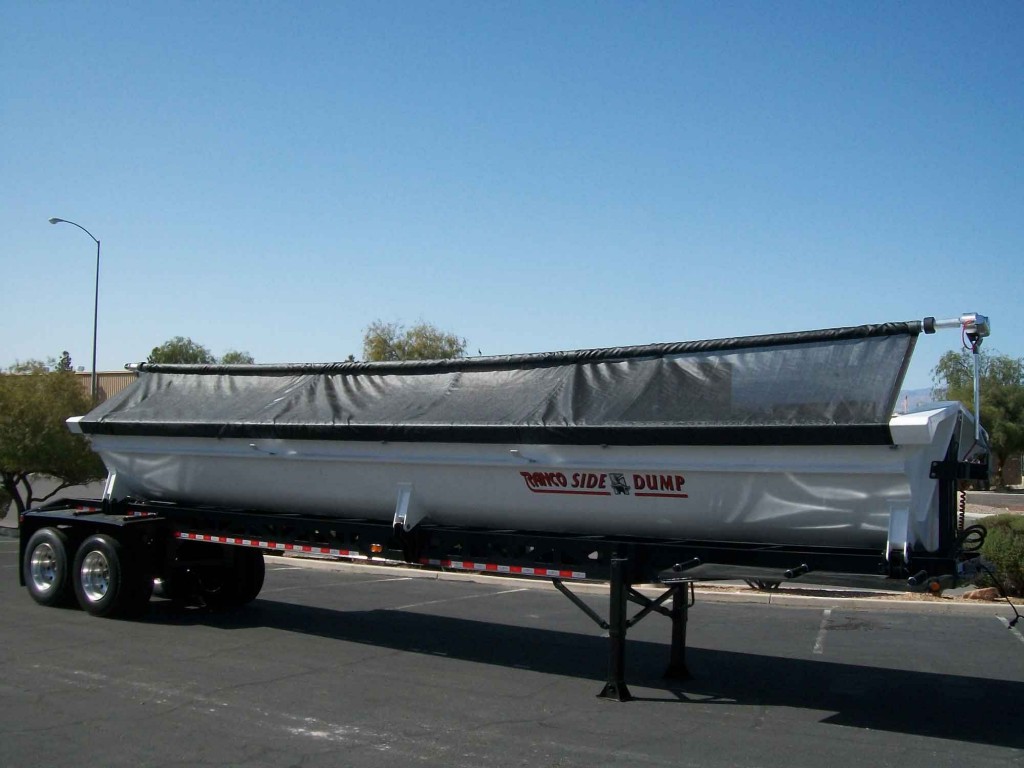 Dump Truck Trailer Truck Tarp systems by Cramaro Tarps