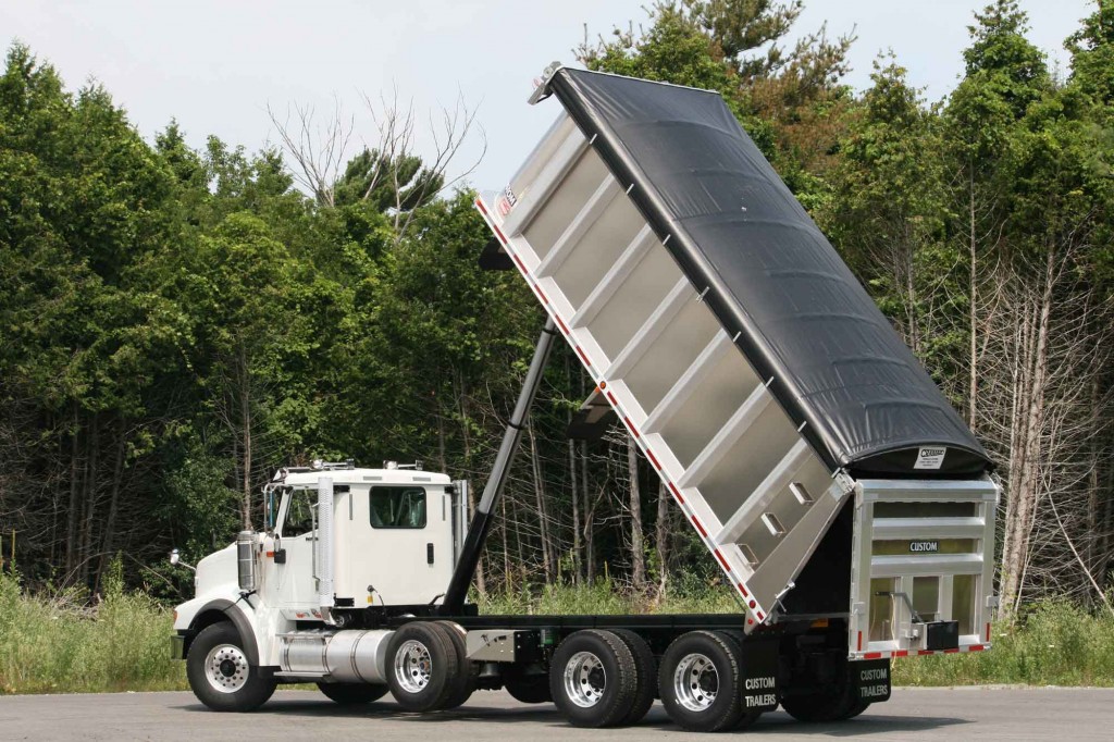 Dump Truck Trailer Truck Tarp systems by Cramaro Tarps