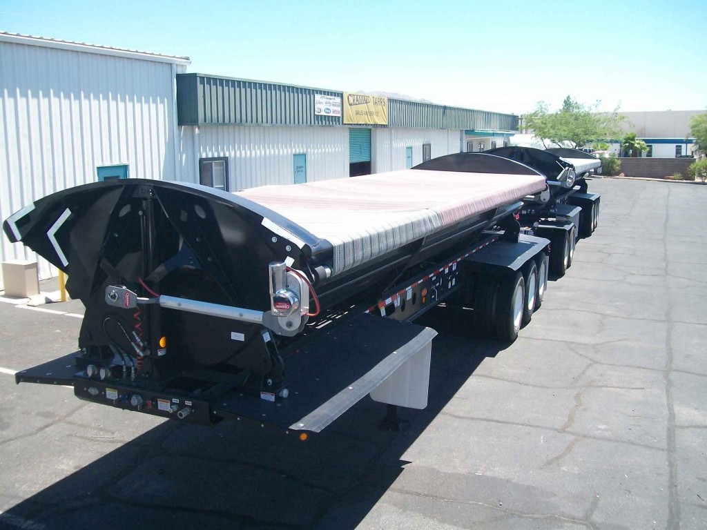 Dump Truck Trailer Truck Tarp systems by Cramaro Tarps