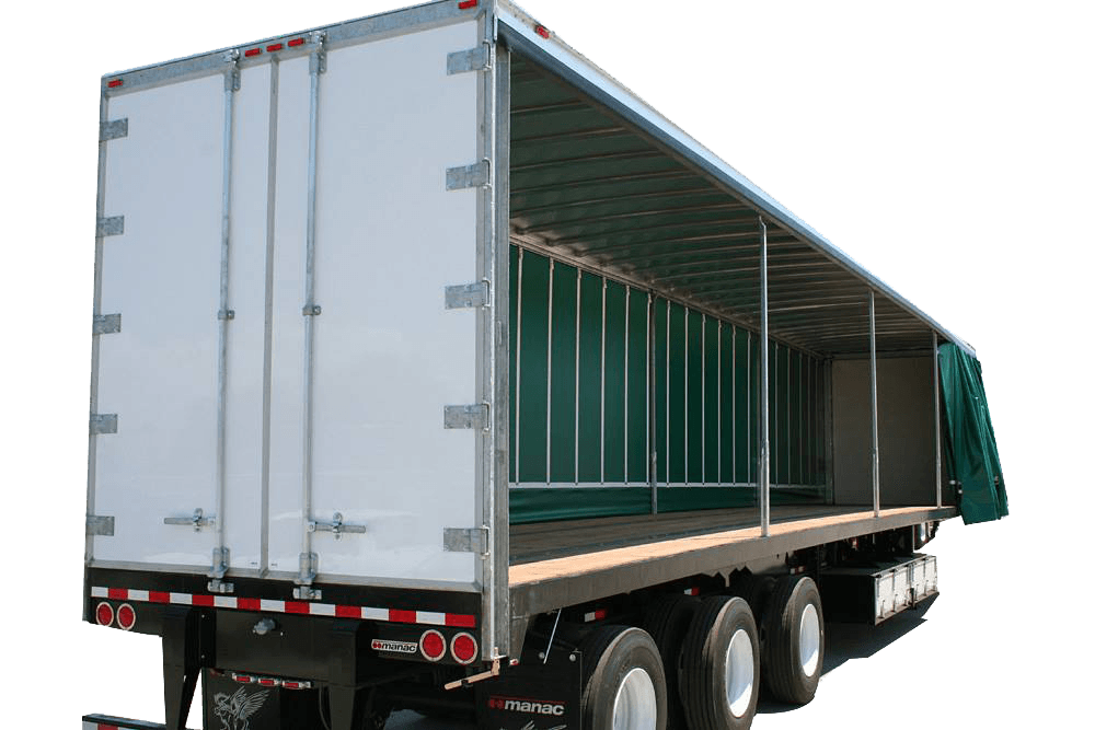 Curtain Sider Truck Trailer Truck Tarp systems by Cramaro Tarps