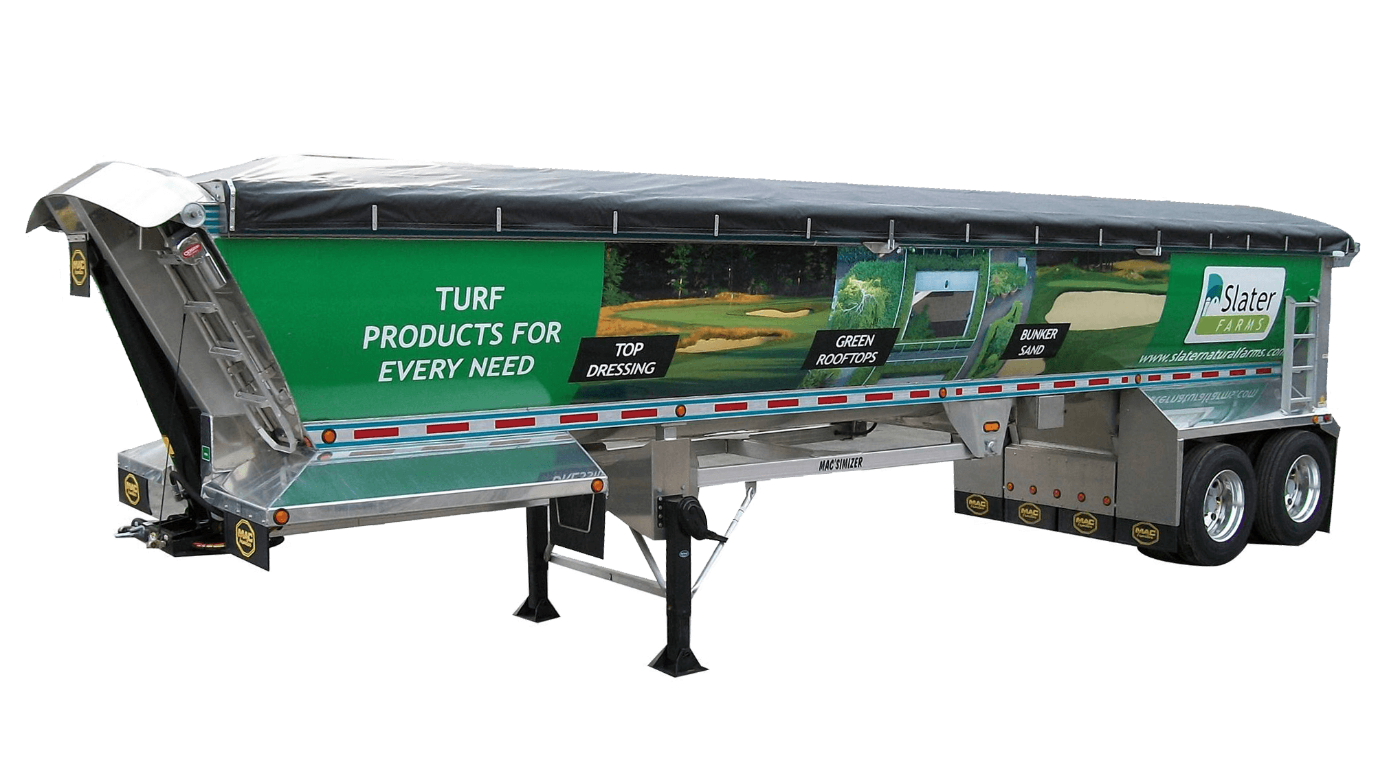 Slide N Go Truck Trailer Truck Tarp systems by Cramaro Tarps