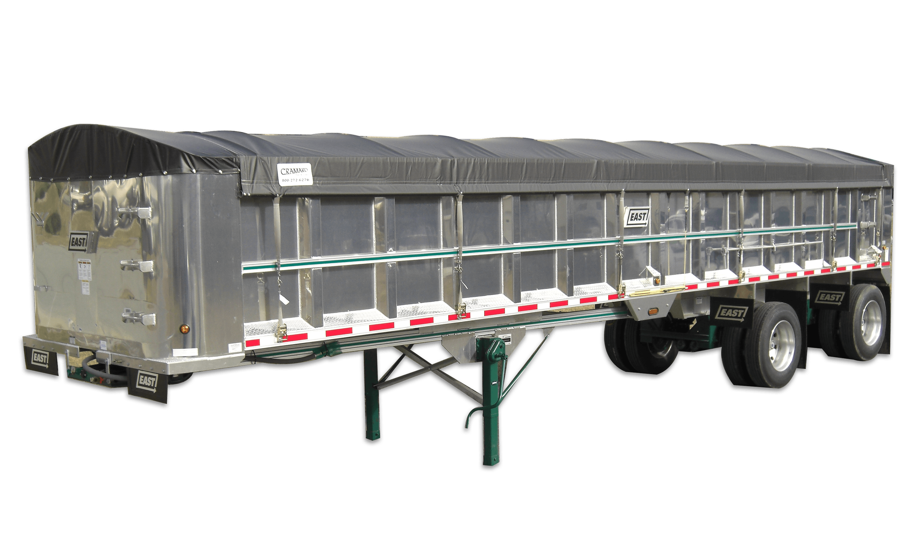 Side Roll Truck Trailer Truck Tarp systems by Cramaro Tarps
