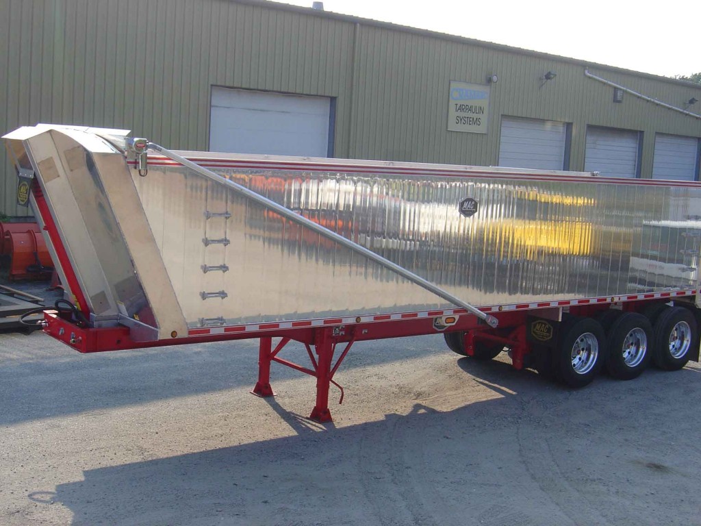 Dump Truck Trailer Truck Tarp systems by Cramaro Tarps