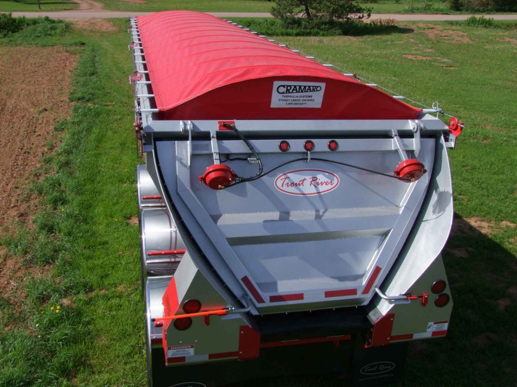 Slide N Go Truck Trailer Truck Tarp systems by Cramaro Tarps