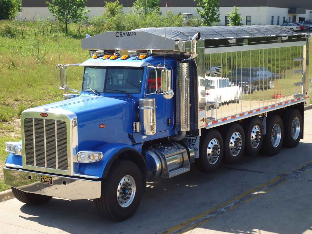 Dump Truck Trailer Truck Tarp systems by Cramaro Tarps