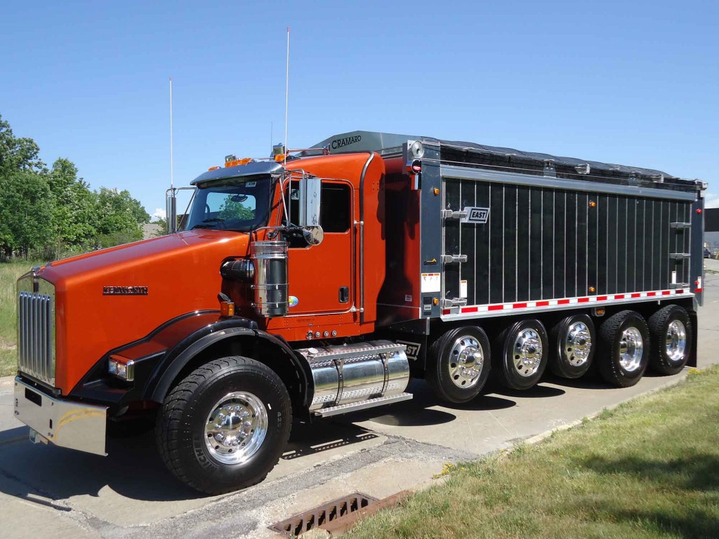 Dump Truck Trailer Truck Tarp systems by Cramaro Tarps