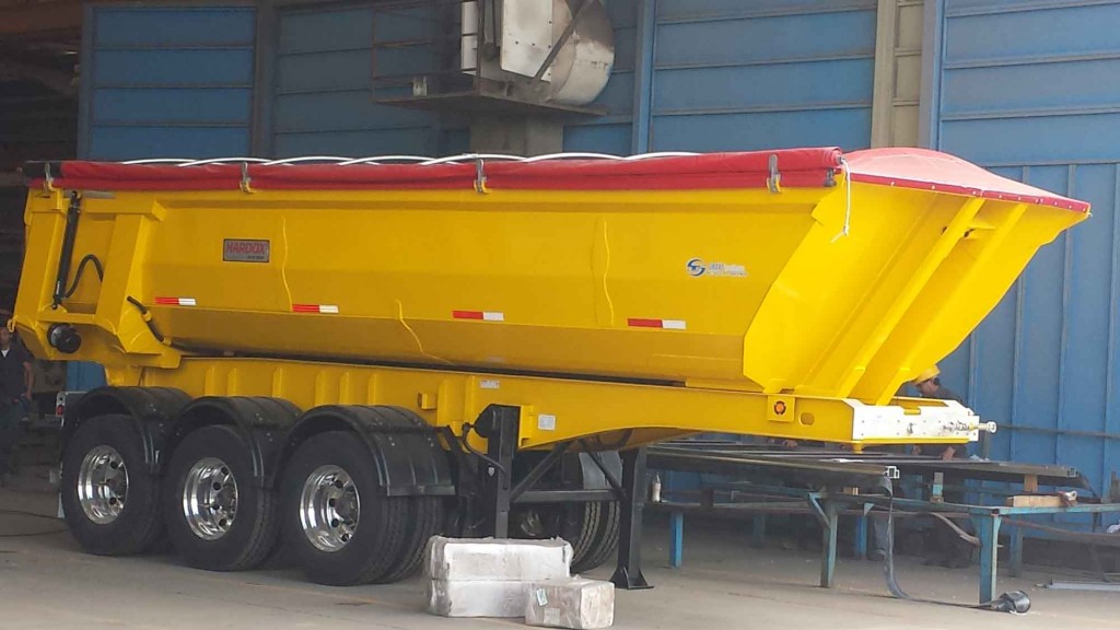 Dump Truck Trailer Truck Tarp systems by Cramaro Tarps