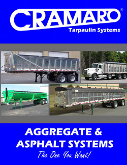 Cramaro Tarps Aggregate & Asphault Truck Tarp Systems Brochure Cover