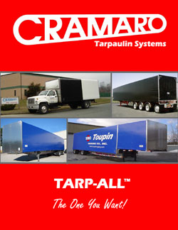 Cramaro Tarps Panel Tarp All Flatbed Truck & Trailer Tarp System Brochure Cover