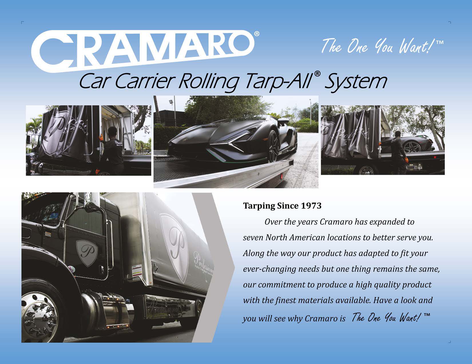 2022 Cramaro Tarps Car Carrier Flyer Rev.00 Page 1