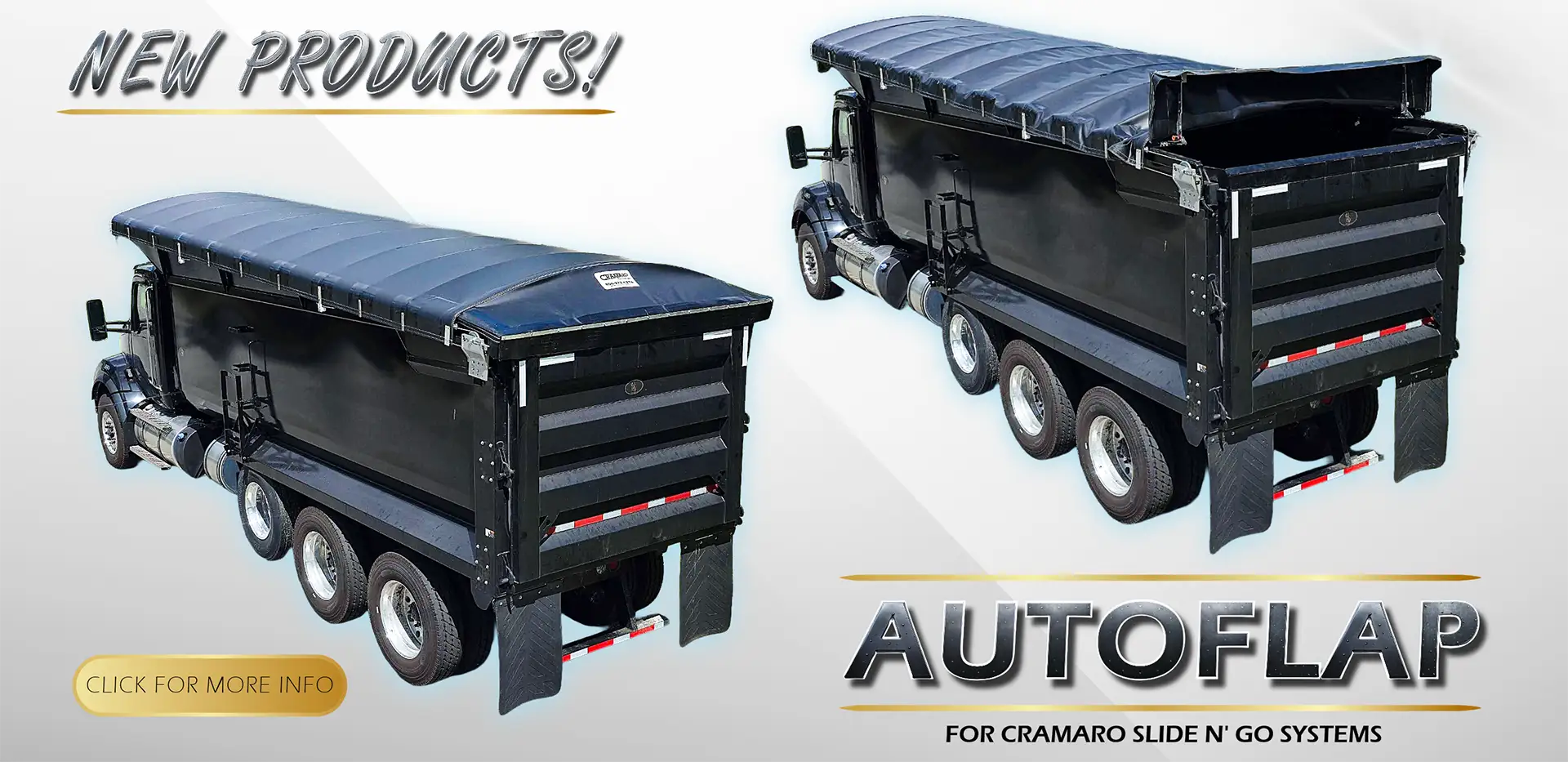 AUTOFLAP NEW For Slide n Go Systems by Cramaro Tarps